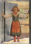 Carl Larsson Rosalind Sweden oil painting reproduction